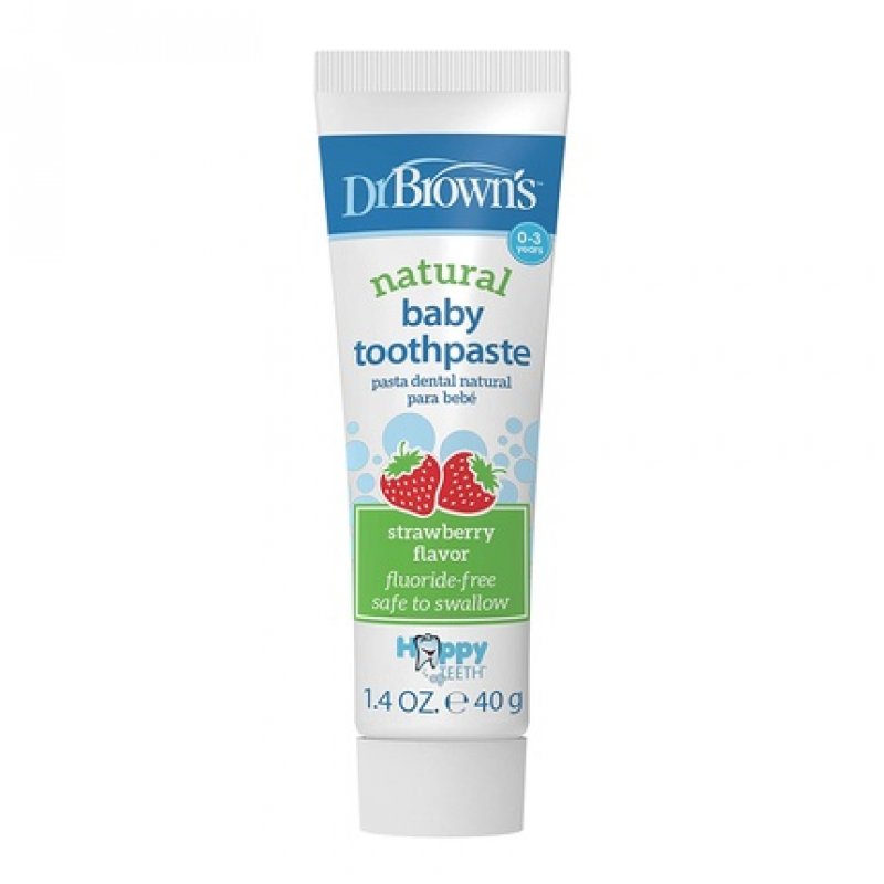 Dr. Brown's Baby Toothpaste Strawberry Flavor 40g
