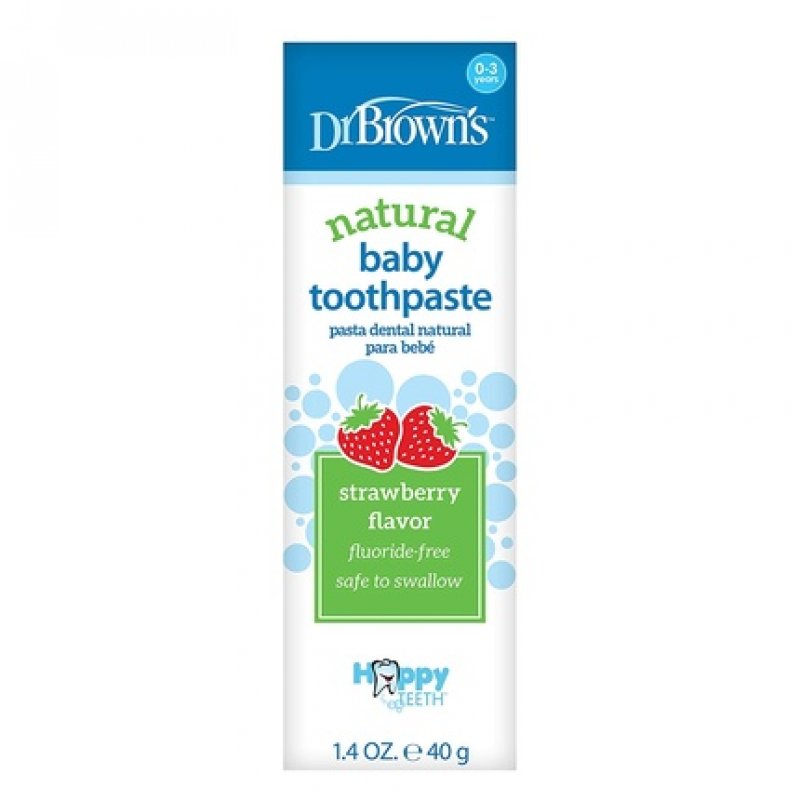 Dr. Brown's Baby Toothpaste Strawberry Flavor 40g
