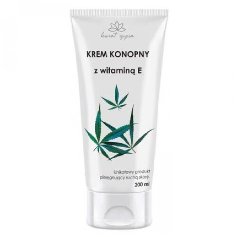 Smooth Hemp Cream with Vitamin E 200ml Kwiat Życia