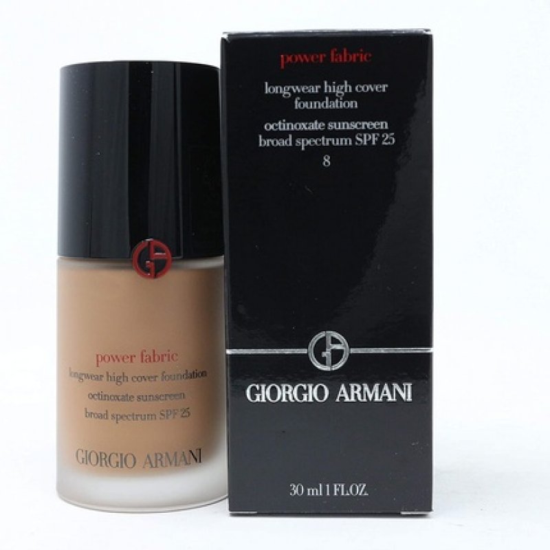 Giorgio Armani Power Fabric Ultra Longwear Weightless Matte Foundation 8 SPF 20 30ml / 1oz