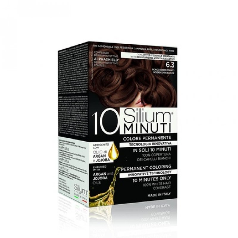 SILIUM Hair Color 10 Minutes 6.3 Dark Golden Blonde BIONDO SCURO DORATO