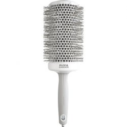 Olivia Garden Expert Blowout Speed White and Grey Hairbrush 65