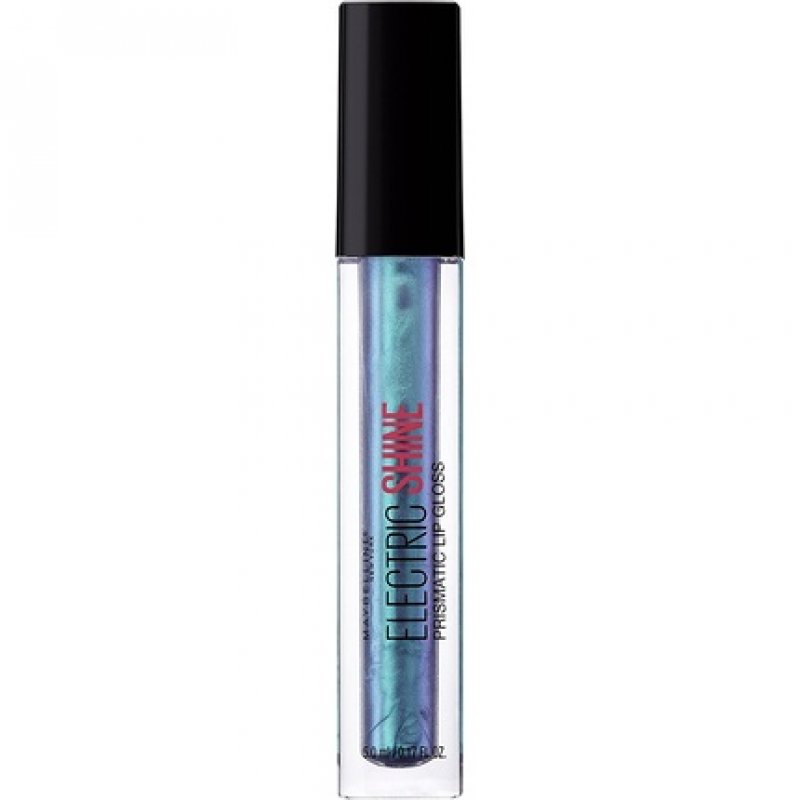 Maybelline New York Electric Shine Holographic Lip Gloss Electric Blue 165