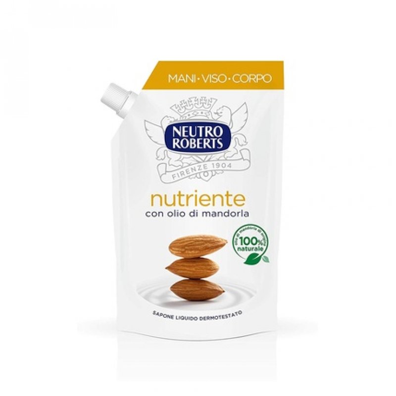 Neutro Roberts Ecopouch Nourishing Liquid Soap with Almond Oil 400ml