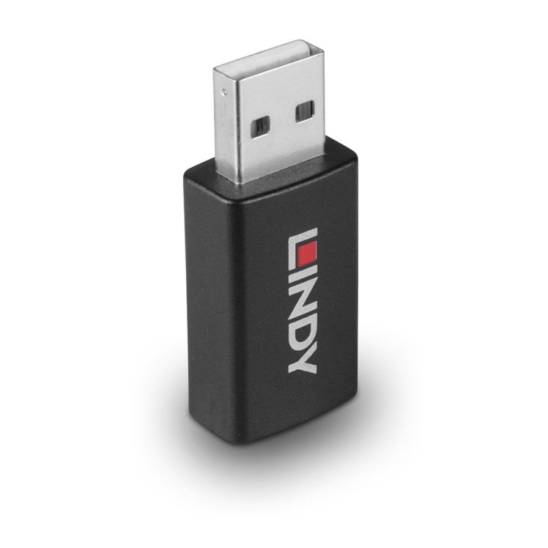 Bloqueur de données USB 2.0 Lindy (Noir)