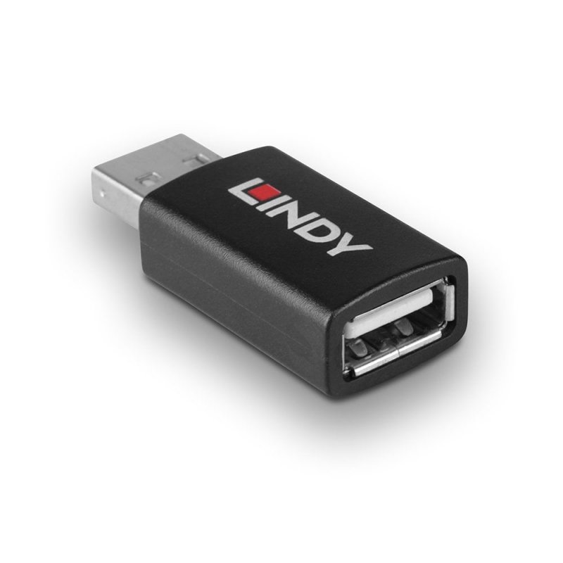 Bloqueur de données USB 2.0 Lindy (Noir)