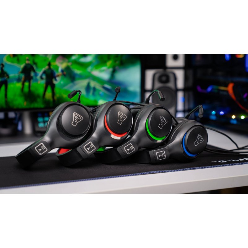 The G-Lab Yttrium Headset Wired Head-band Gaming Black