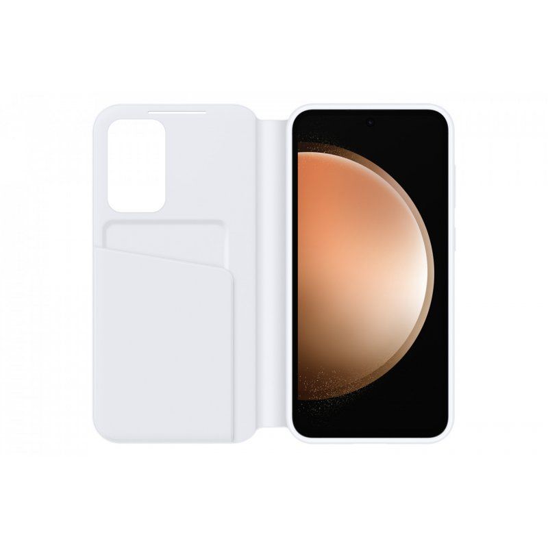 Smart View Wallet Case (weiß, Samsung Galaxy S23 FE)