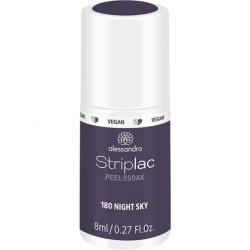 Alessandro Striplac Peel Or Soak Night Sky Led Nail Polish In Purple For Perfect