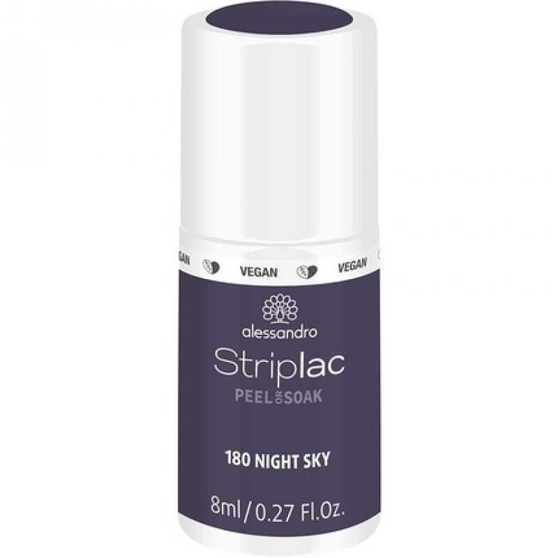Alessandro Striplac Peel Or Soak Night Sky Led Nail Polish In Purple For Perfect