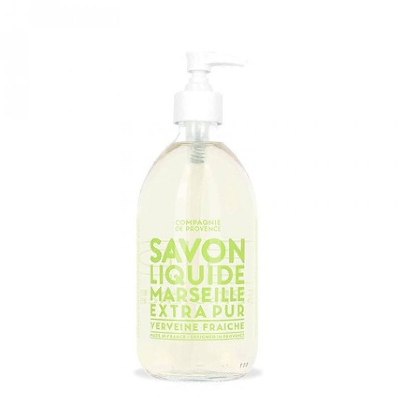 Compagnie de Provence Savon de Marseille Extra Pure Liquid Soap Fresh Verbena 16.7 Fl Oz