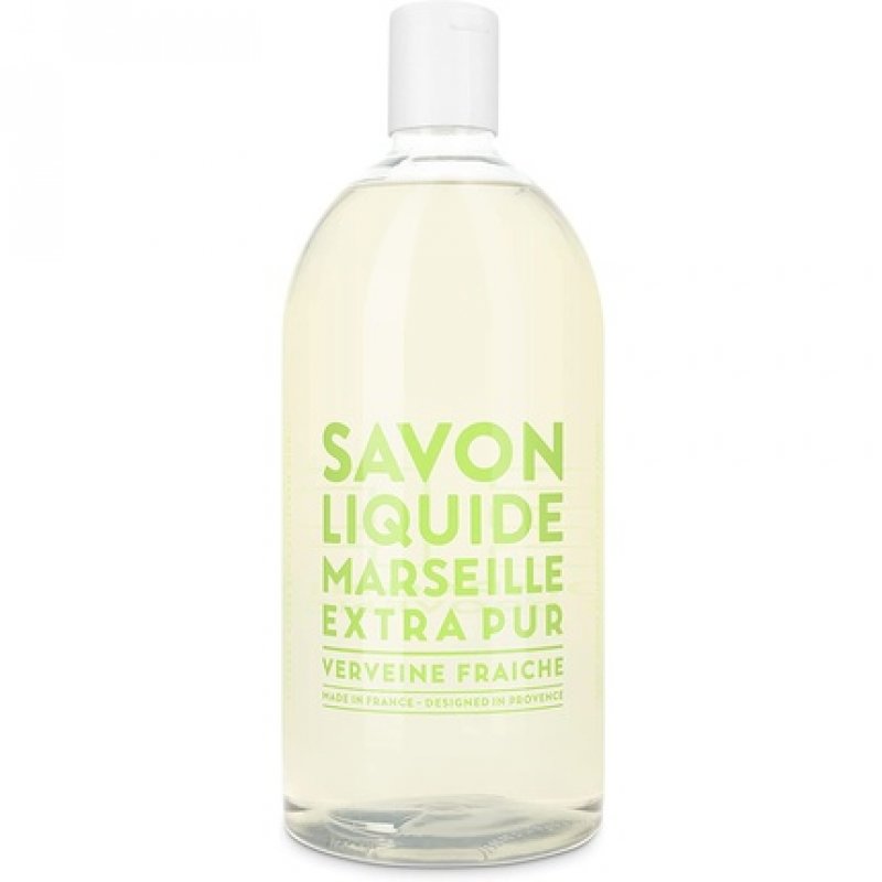 Compagnie de Provence Fresh Verbena Liquid Soap 1 Litre Refill Size Gentle and Refreshing