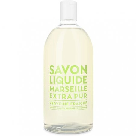 Compagnie de Provence Fresh Verbena Liquid Soap 1 Litre Refill Size Gentle and Refreshing