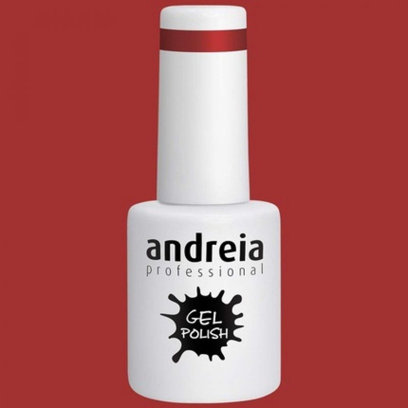 Andreia Semi-Permanent Nail Gel Polish Colour 256 Red 10.5ml