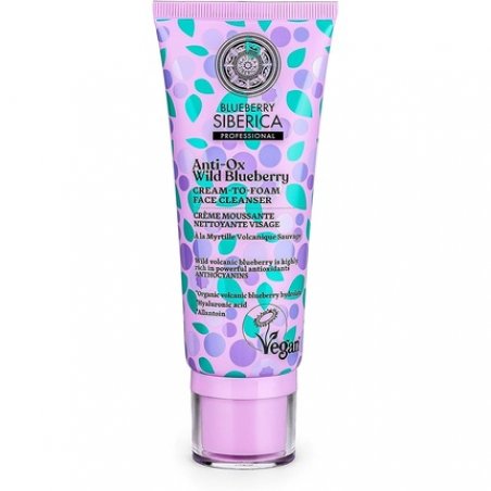 Natura Siberica Anti-OX Wild Blueberry Cream-to-Foam Face Cleanser