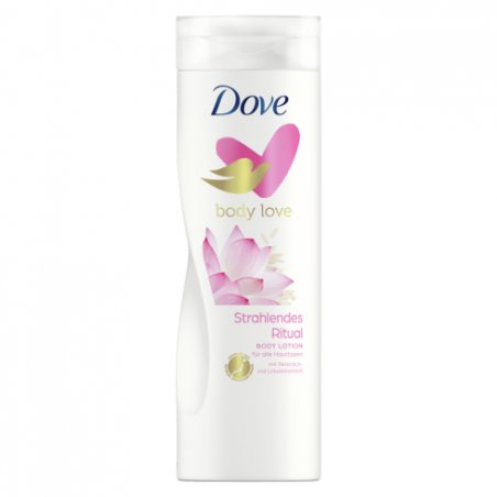 Dove Body Love Radiant Ritual Body Lotion with Rice Milk and Lotus Blossom Fragrance 400ml