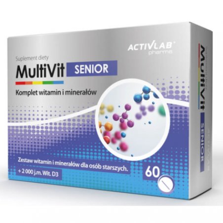 Multivitamin Minerals 50 Vitamin and Mineral Complex for Seniors 60 Caps