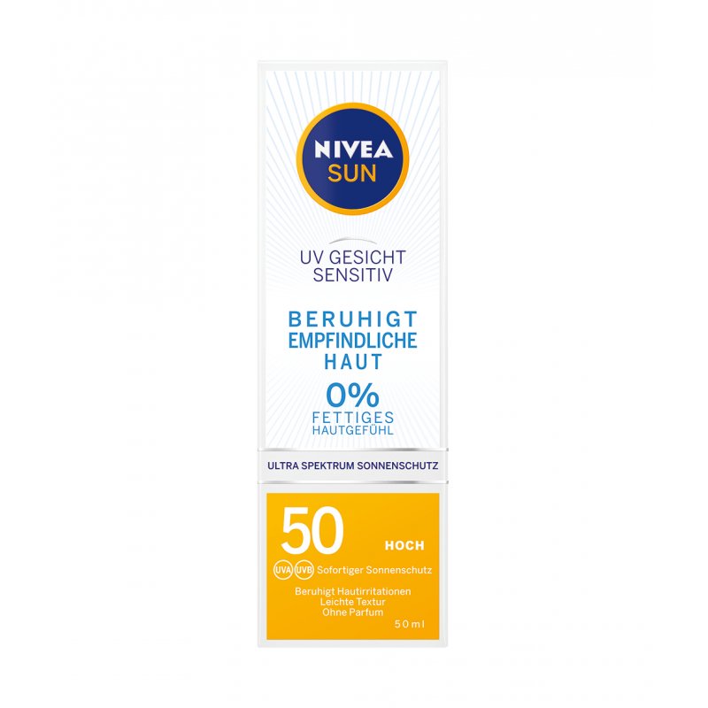 NIVEA SUN UV Face Sensitive Sunscreen SPF 50 50ml
