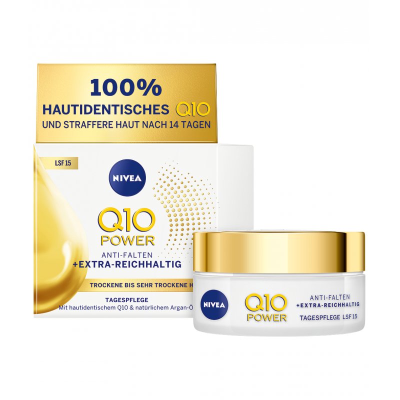NIVEA Q10 POWER Day Cream for Dry to Very Dry Skin 50ml