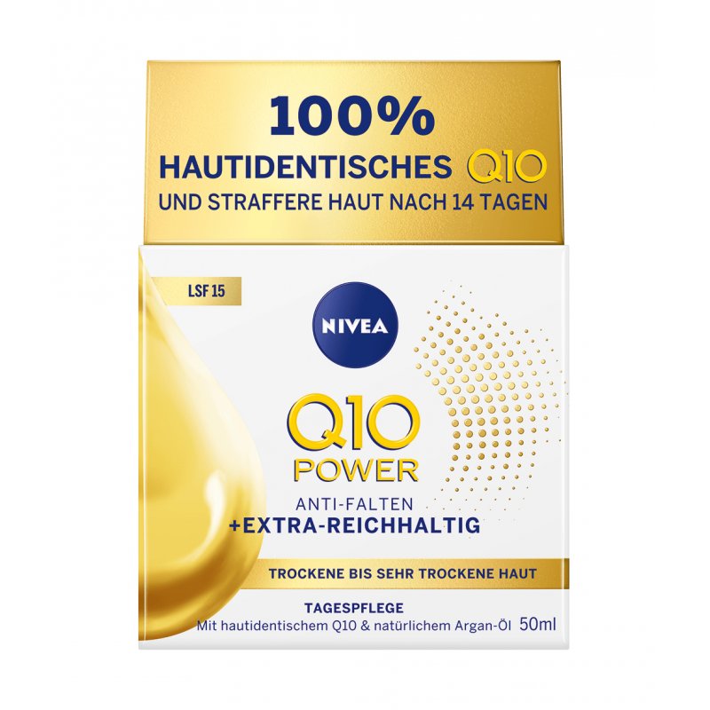 NIVEA Q10 Power 60 Anti-wrinkle Replenishing Crème de jour Visage 50 ml