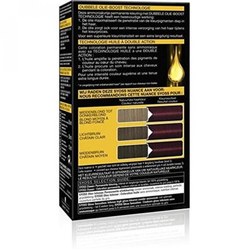 SYOSS Color Oleo Intense 4-23 Bordeaux red Hair dye