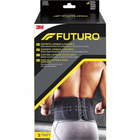 FUTURO Easy Adjustable Back Support - Dual Pull Cord System for Quick and Easy Adjustments