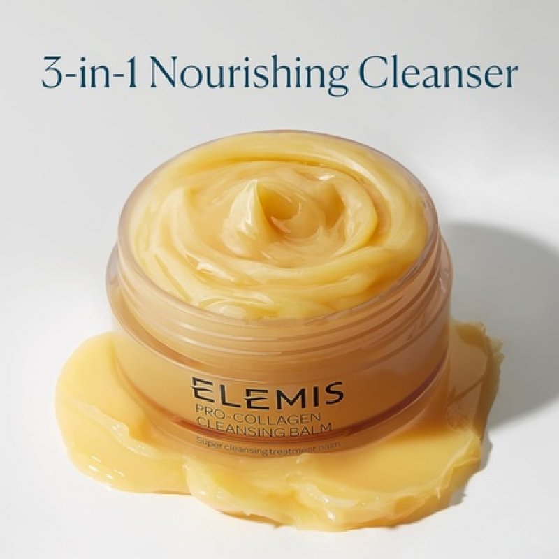 ELEMIS Pro-Collagen Cleansing Balm 3in1 Melting Facial Cleanser with 9 Nourishing Essential Oils