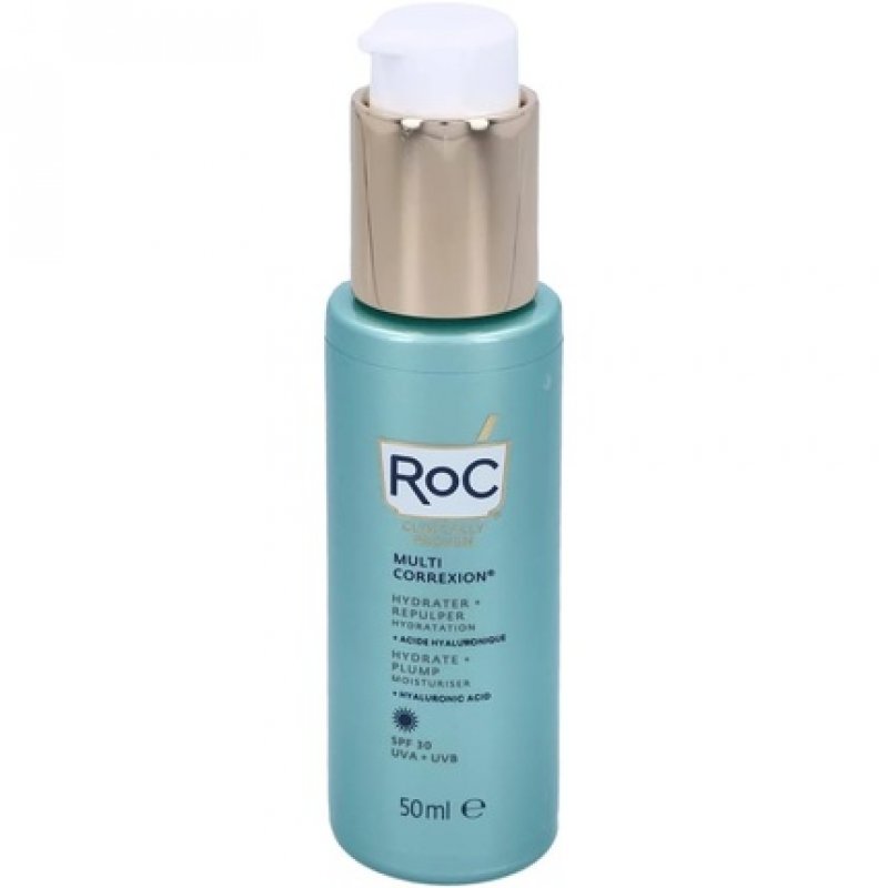 Roc Hydrate Plump Moisturizing Cream With Hyaluronic Acid Spf30 50ml