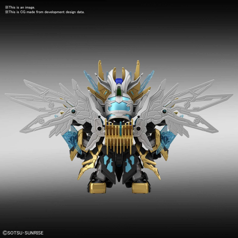 GUNDAM - Model Kit - SD Sangoku Sokets Tien Ba Cao Cao Wing G - 8.5cm