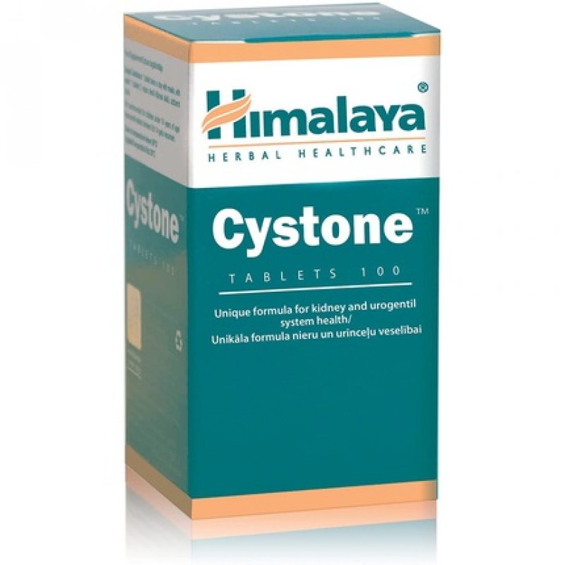 Himalaya Herbals Cystone Natural Kidney Support Urinary Tract Infection Treatment Gluten-Free Tablets 100 Pieces