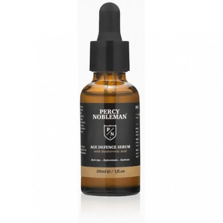 Percy Nobleman Age Defence Serum with Hyaluronic Acid and Vitamins 30ml