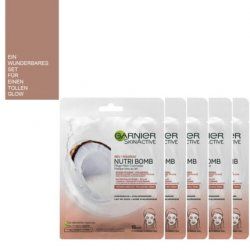 Garnier Nutri Bomb Nutrition & Radiance Coconut Milk Fabric Mask 28g