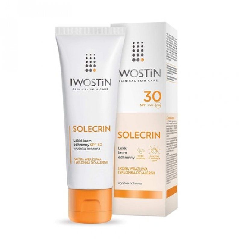 Iwostin Solecrin Light Protective Cream SPF 30 Face Sunscreen 50ml