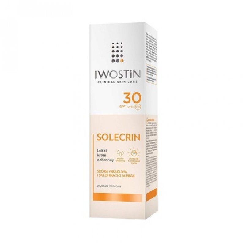 Iwostin Solecrin Light Protective Cream SPF 30 Face Sunscreen 50ml
