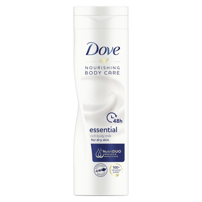 Dove Essential Nourishment Body Lotion 250 ml Milk Women