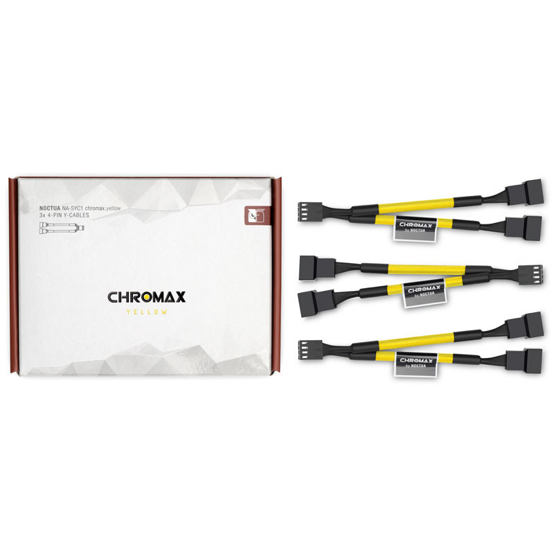 Cable Noctua compatible NA-SYC1 chromax Jaune