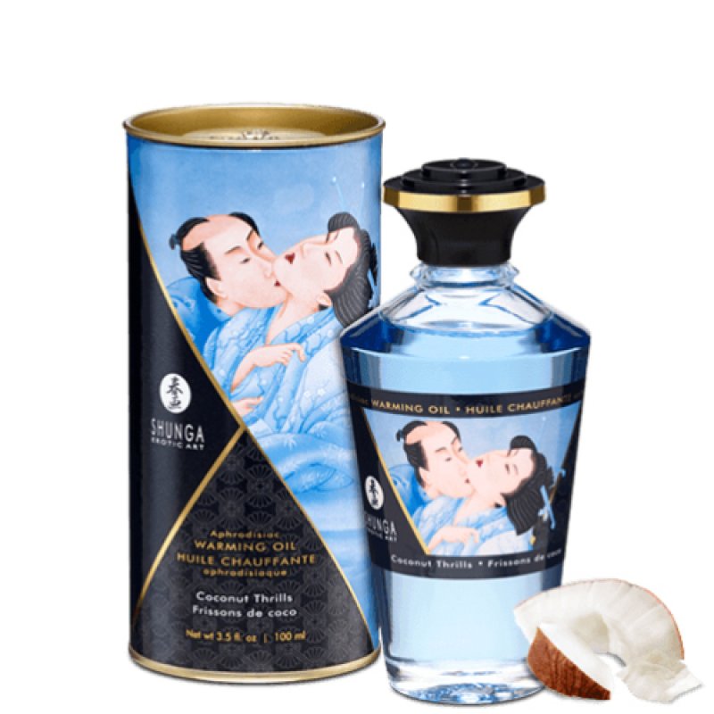 Shunga Warming Aphro Oil Frissons de Coco Coconut