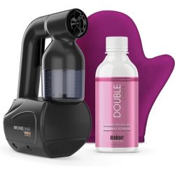 MineTan Bronze Babe Personal Spray Tan Kit Black - Portable At Home Spray Tan Machine with Spray Tan Solution