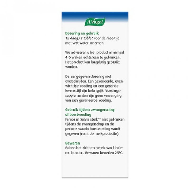 A Vogel Famosan Salvia Extra Strong 25