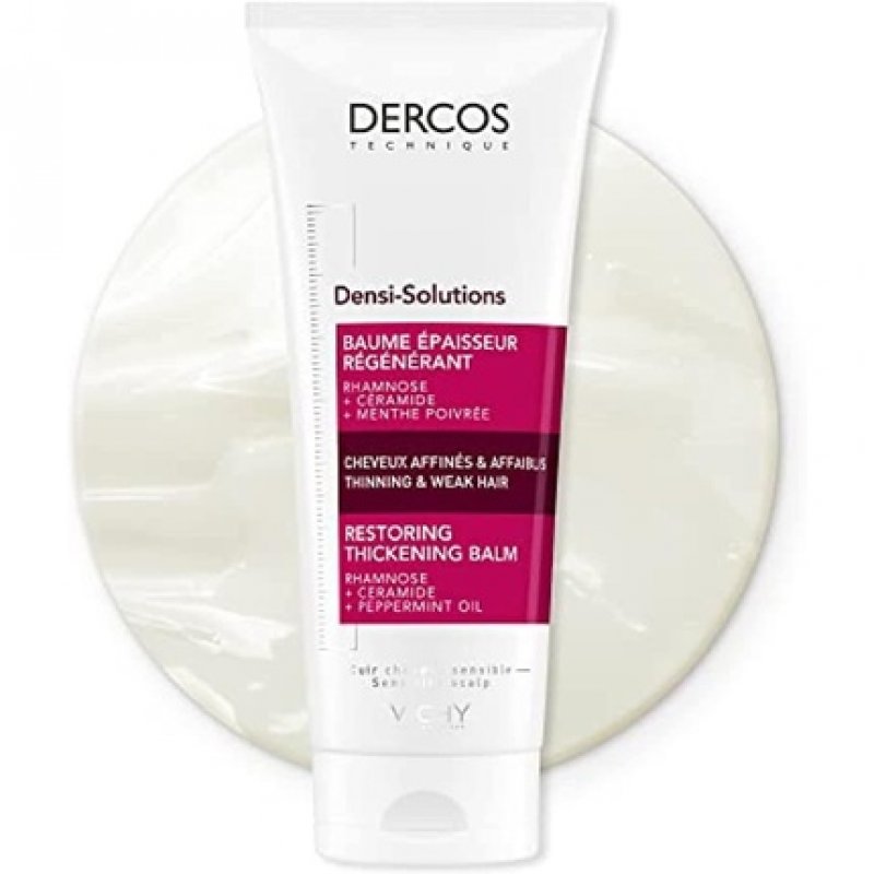 VICHY Dercos Densi-Solutions Restoring Thickening Balm Conditioner for Dull and Weak Hair 150ml
