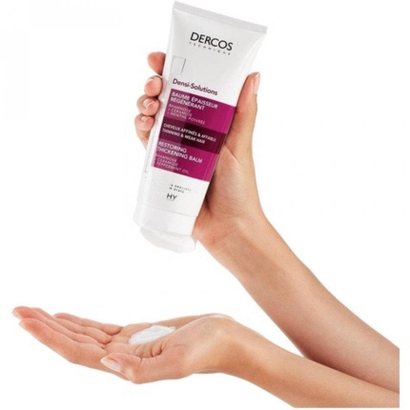 VICHY Dercos Densi-Solutions Restoring Thickening Balm Conditioner for Dull and Weak Hair 150ml