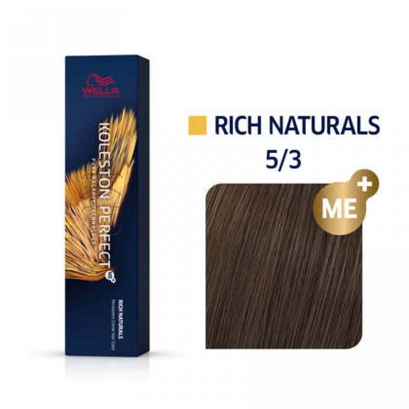 Wella Koleston Perfect Me Rich Naturals 5/3 Châtain Clair Doré 60ml