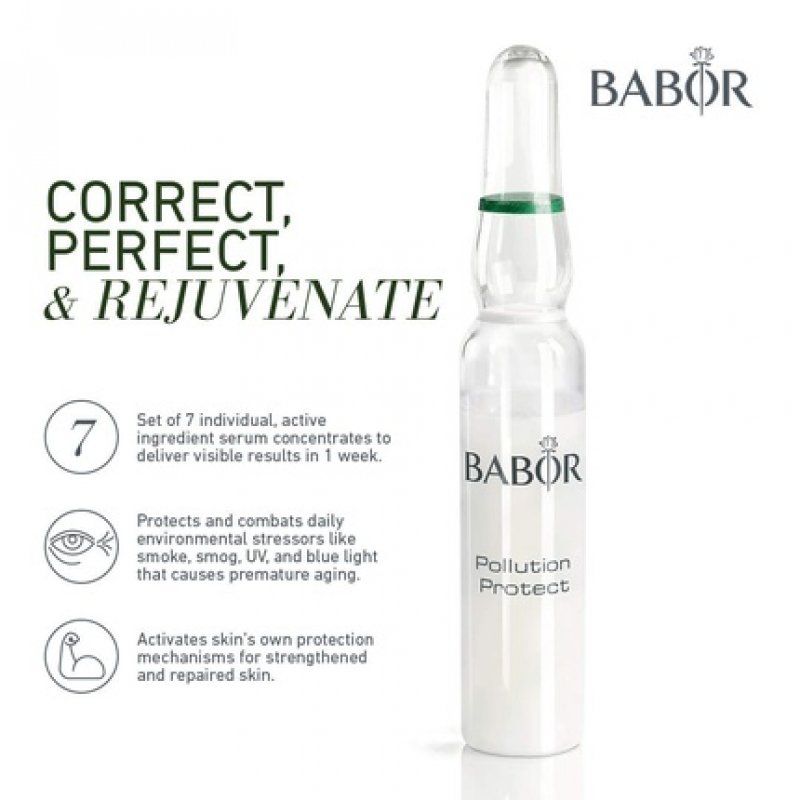 BABOR AMPOULE CONCENTRATES Pollution Protect Skin Protecting Ampoule Treatment 14ml