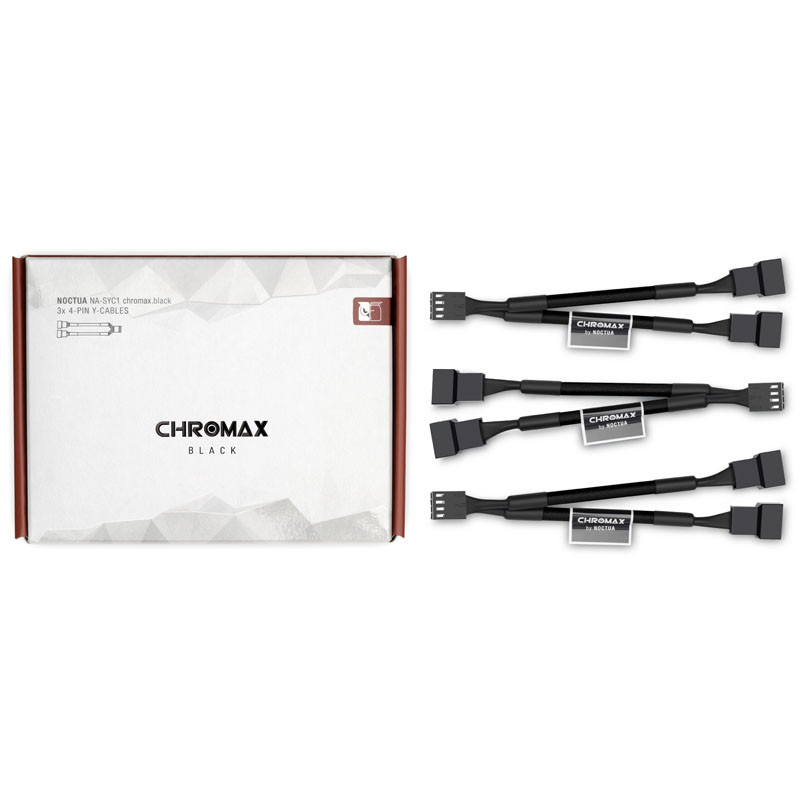 Cable Noctua compatible NA-SYC1 chromax Noir