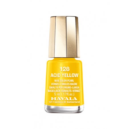 Mavala Mini Color, 128 Acid Yellow, 5ml