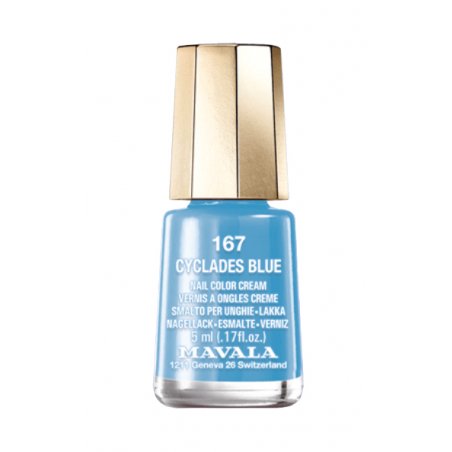 Mavala Nail Polish 167 Cyclades Blue 5ml