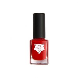 ALL TIGERS Vegan and Natural Nail Polish - Color: Hit It Big 298 Red - Glossy and Long-Lasting