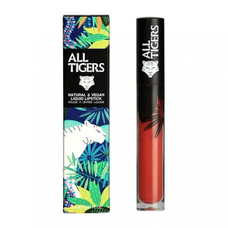 ALL TIGERS Liquid Lipstick Matt Vegan and Natural Long Lasting Rosewood Make Your Mark 683 - Petroleum-Free Lipstick