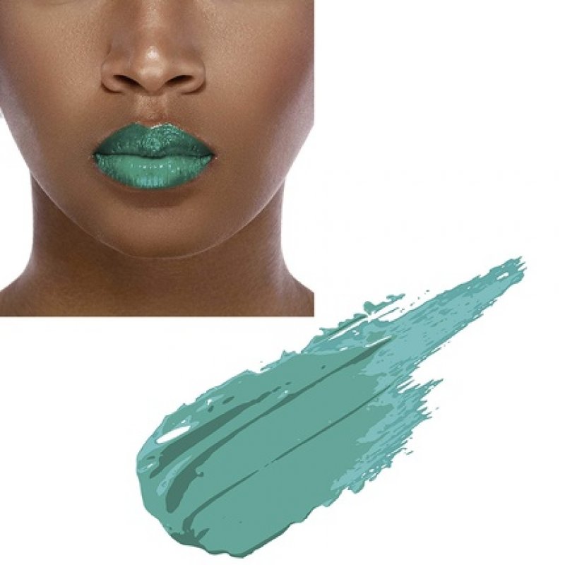 ALL TIGERS Steal The Show Metallic Green Liquid Lipstick - Long Lasting, Matt, Vegan & Natural - 989 - With Bio