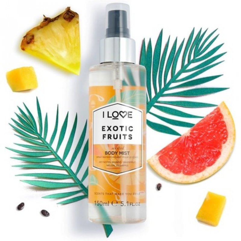 I Love Signature Exotic Fruit Long Lasting Fast Drying Non Sticky Body Mist for Her 150ml